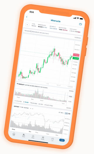 Live portefeuilleoverzicht van de Waardelaat crypto trading app